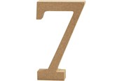 Askartelu- ja taidetarvikkeet - Creativ Company Numero 7 MDF 8cm 1kpl. - 56398