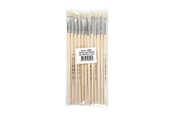 Harrastustarvikkeet - Creativ Company Wooden brushes No. 4 short Kahva 12pcs. - 10604