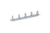 Räkit - Rack - LogiLink 19" cable management bar 1U with 5 turnable plastic brackets Harmaa - OR104G