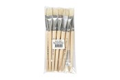 Harrastustarvikkeet - Creativ Company Wooden brushes - Nr. 20 Short Kahva 12pcs. - 10620