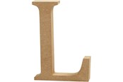 Askartelu- ja taidetarvikkeet - Creativ Company Kirjain L MDF 8cm 1kpl. - 56371