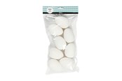 Askartelu- ja taidetarvikkeet - Creativ Company Goose eggs White 8st. - 51022