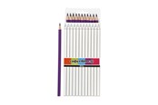 Kirjoitus- ja piirustustarvikkeet - Creativ Company Colortime colouring pencils - Purppura 12pcs. - 38575