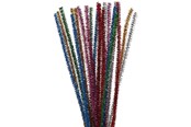Askartelu- ja taidetarvikkeet - Creativ Company Chenille Glitter 24 kpl. 30cmx6mm - 51648