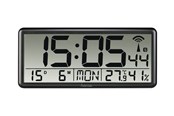 Sisustus - Hama "Jumbo" - clock - electronic - desktop wall mountable - black - 00186352