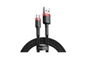 USB kaapelit - Baseus Cafule 2 m USB-A to USB-C Nylon Cable - CATKLF-C91