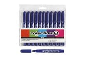 Kirjoitus- ja piirustustarvikkeet - Creativ Company Colortime Tusch Markers Sininen 12 pcs. - 37355