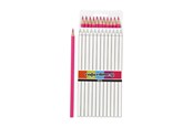 Kirjoitus- ja piirustustarvikkeet - Creativ Company Colortime colouring pencils - Pinkki 12pcs. - 38573
