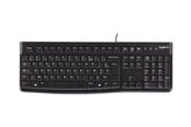 Näppäimistöt - Logitech K120 - Näppäimistö - UK - Näppäimistö - Englanti (UK) - Musta - 920-002501