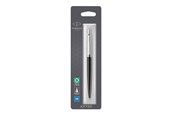 Kirjoitus- ja piirustustarvikkeet - Parker Jotter Ballpoint Pen | Bond Street Black with Chrome Trim | Medium Point Blue Ink - 1953207