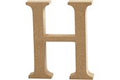 Askartelu- ja taidetarvikkeet - Creativ Company Kirjain H MDF 8cm 1 kpl. - 56367