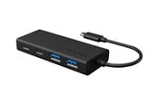 USB hub - ICY BOX IB-HUB1426-CPD USB hub - 4 porttia - USB 3.0 - Musta - 60511