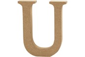 Askartelu- ja taidetarvikkeet - Creativ Company Kirjain U MDF 8cm 1kpl. - 56380