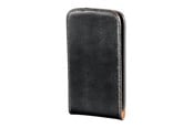 Puhelin - Kannet ja kotelot - Hama Mobil Laukku for HTC Salsa Flip-Front Musta Leather - 106578