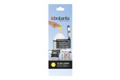 Siivous - brabantia Size A - trash can liner - 3 L - high-density polyethylene (HDPE) - white - 311727