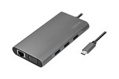 Telakointiasemat - LogiLink USB 3.2 Gen 1 docking station USB-C 10-port PD Hopea - UA0383