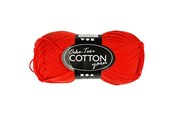 Lanka & tarvikkeet - Creativ Company Cotton yarn Punainen 50gr 170m - 431080