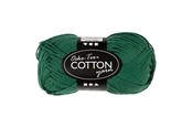 Lanka & tarvikkeet - Creativ Company Cotton yarn Dark Vihreä 50gr 170m - 431290