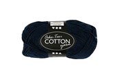 Lanka & tarvikkeet - Creativ Company Cotton yarn Dark Sininen 50gr 170m - 431280