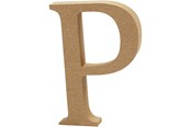 Askartelu- ja taidetarvikkeet - Creativ Company Kirjain P MDF 13cm 1kpl. - 56325