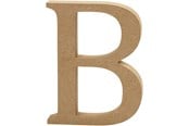 Askartelu- ja taidetarvikkeet - Creativ Company Kirjain B MDF 13cm 1kpl. - 56311