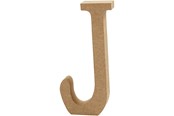 Askartelu- ja taidetarvikkeet - Creativ Company Kirjain J MDF 13cm 1kpl. - 56319
