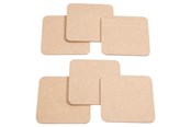 Askartelu- ja taidetarvikkeet - Creativ Company Coasters MDF 6pcs. - 557610