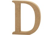 Askartelu- ja taidetarvikkeet - Creativ Company Kirjain D MDF 13cm 1kpl. - 56313