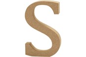 Askartelu- ja taidetarvikkeet - Creativ Company Kirjain S MDF 13cm 1kpl. - 56328