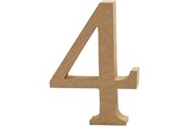 Askartelu- ja taidetarvikkeet - Creativ Company Numero 4 MDF 13cm 1kpl. - 56342