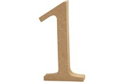 Askartelu- ja taidetarvikkeet - Creativ Company Numero 1 MDF 13cm 1kpl. - 56339