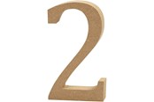 Askartelu- ja taidetarvikkeet - Creativ Company Number 2 MDF 13cm 1pc. - 56340
