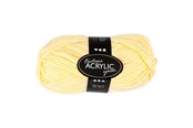 Lanka & tarvikkeet - Creativ Company Acrylic yarn Light Keltainen 50gr 80m - 421804
