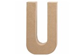 Askartelu- ja taidetarvikkeet - Creativ Company Kirjain Paperimassasta - U - 26620