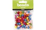 Luovat leikit - Creativ Company Wooden Beads Mix 8mm 16gr - 571060