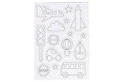 Askartelu- ja taidetarvikkeet - Creativ Company Väri your own Magnets - Transport - 51235