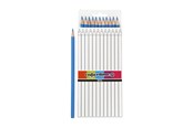 Kirjoitus- ja piirustustarvikkeet - Creativ Company Triangular colored pencils - Light Sininen 12pcs. - 38576