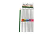 Kirjoitus- ja piirustustarvikkeet - Creativ Company Triangular colored pencils - Vihreä 12pcs. - 38579