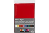 Paperit, valokuvapaperit ja tarrat - Creativ Company Velor Paper Väri A4 10 Sheets - 270690