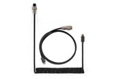 Näppäimistöt - Keychron Custom Coiled Aviator USB-C Cable - Musta - Päivitä lisävarusteita - Musta - Cab-B