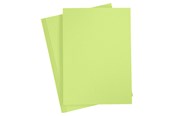 Paperit, valokuvapaperit ja tarrat - Creativ Company Colored Cardboard Lime Vihreä A4 20 sheets - 21122