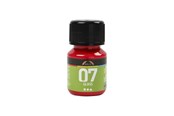 Harrastustarvikkeet - Creativ Company Permanent Glass Paint - Punainen 30ml - 31388