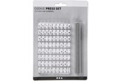 Askartelu- ja taidetarvikkeet - Creativ Company Stamp Set Rubber Letters and Numbers Valkoinen - 78286