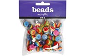 Luovat leikit - Creativ Company Helmet Rainbow Multi Mix - 699841