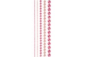 Luovat leikit - Creativ Company Half Adhesive Pearls Pink 2-8mm 140pcs. - 28320
