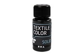 Luovat leikit - Creativ Company Opaque textile paint - Musta 50ml - 34215