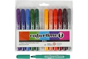 Harrastustarvikkeet - Creativ Company Colortime - Tussi 5 mm - 12 kpl - 37348