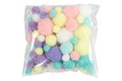 Askartelu- ja taidetarvikkeet - Creativ Company Pom-poms Pastellivärit 62 grammaa. - 518950