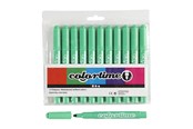 Harrastustarvikkeet - Creativ Company Light Vihreä Jumbo markers 12pcs. - 37336