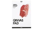 Harrastustarvikkeet - Creativ Company Canvas Block Valkoinen A4 280gr 10 Sheets - 25753